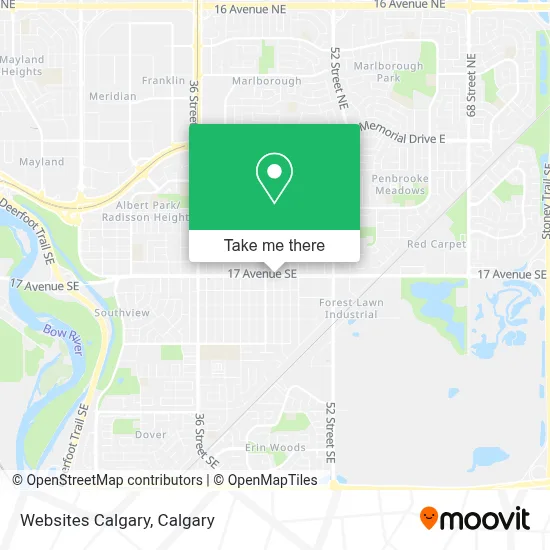 Websites Calgary map