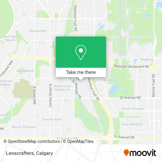 Lenscrafters map