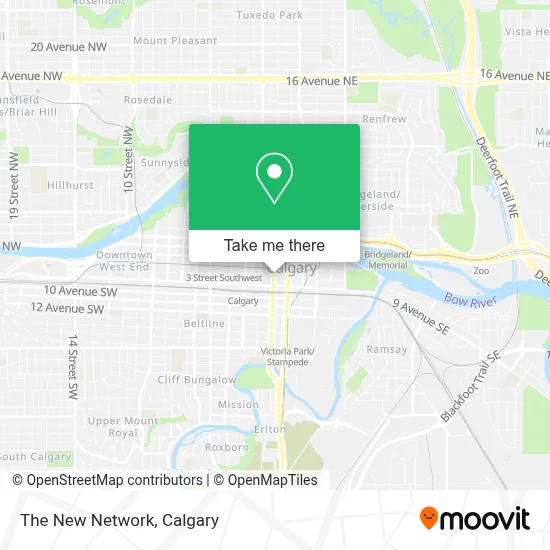 The New Network map