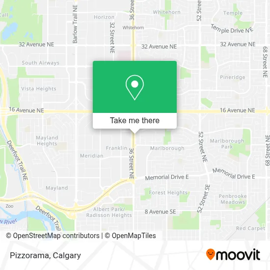 Pizzorama map