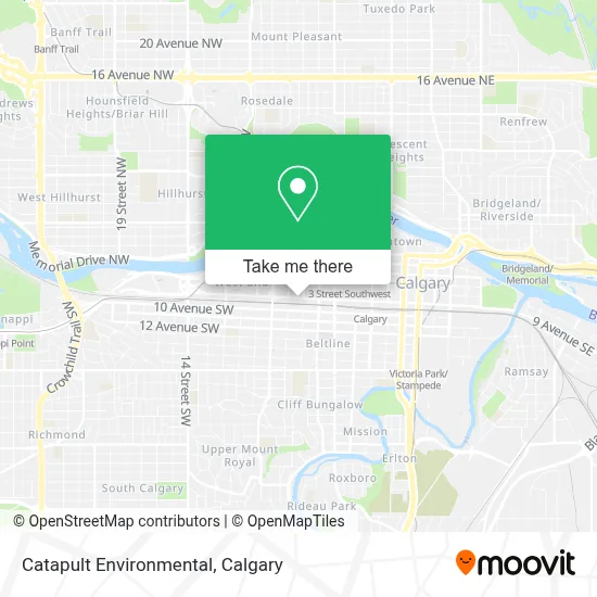 Catapult Environmental map