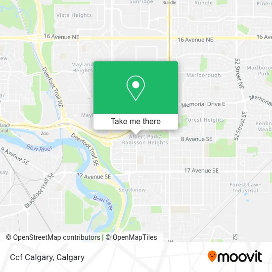 Ccf Calgary map