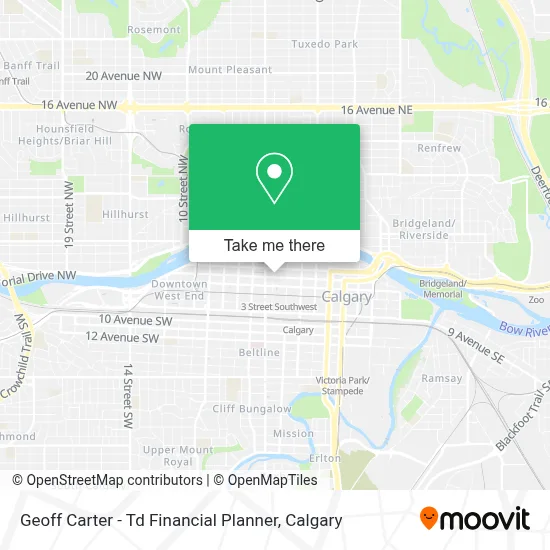 Geoff Carter - Td Financial Planner map