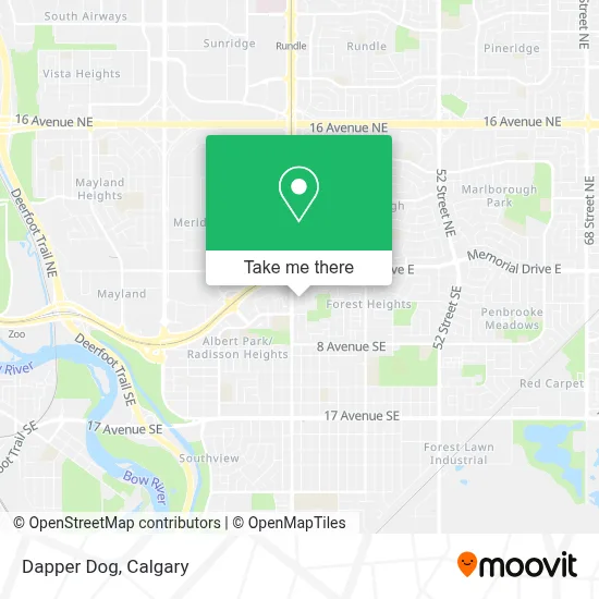 Dapper Dog map