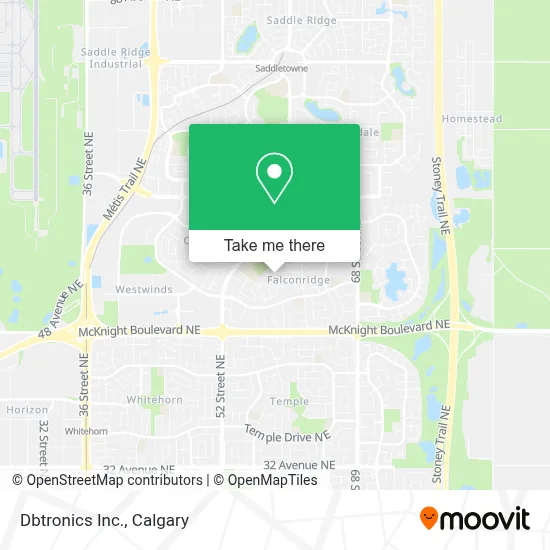 Dbtronics Inc. map