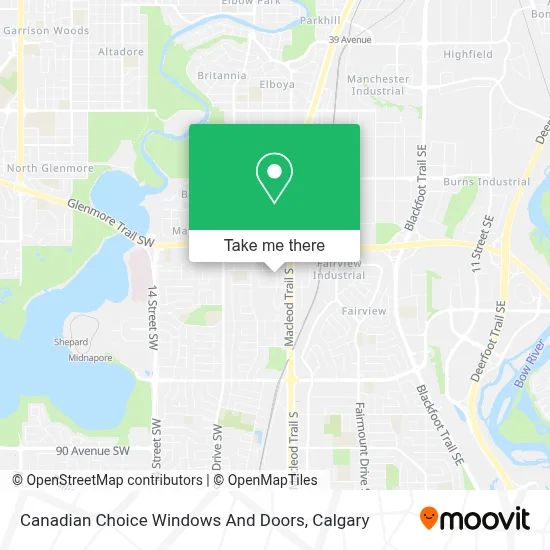 Canadian Choice Windows And Doors map