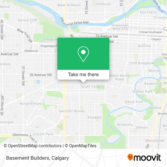 Basement Builders map