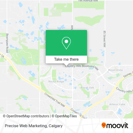 Precise Web Marketing map