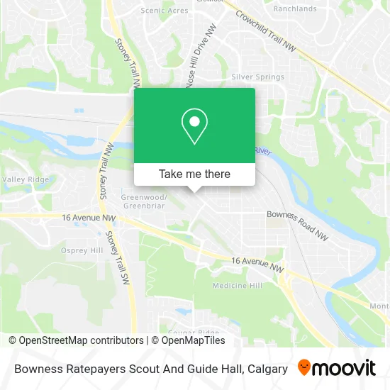 Bowness Ratepayers Scout And Guide Hall map