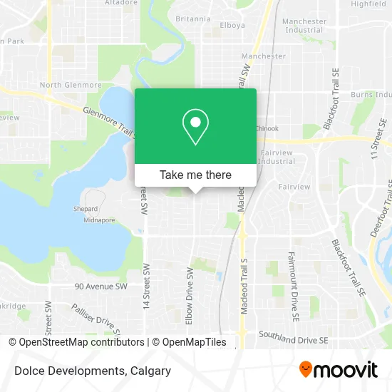 Dolce Developments map