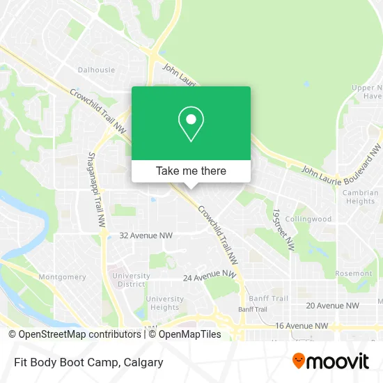 Fit Body Boot Camp map