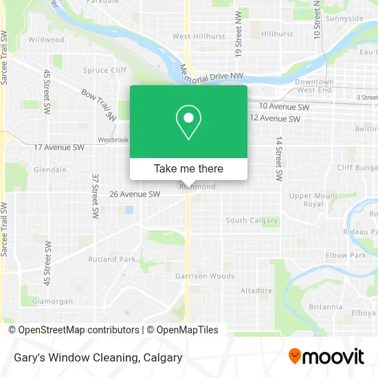 Gary's Window Cleaning map