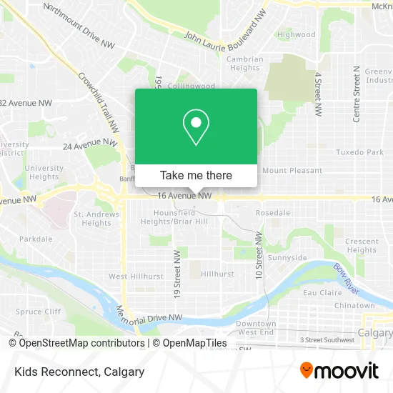 Kids Reconnect map