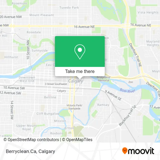 Berryclean.Ca map