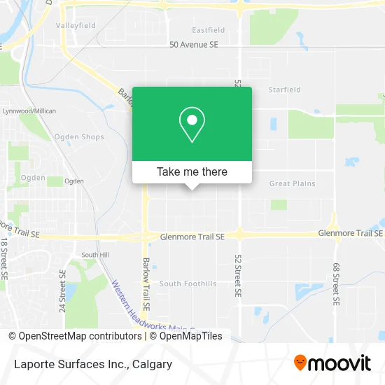 Laporte Surfaces Inc. map