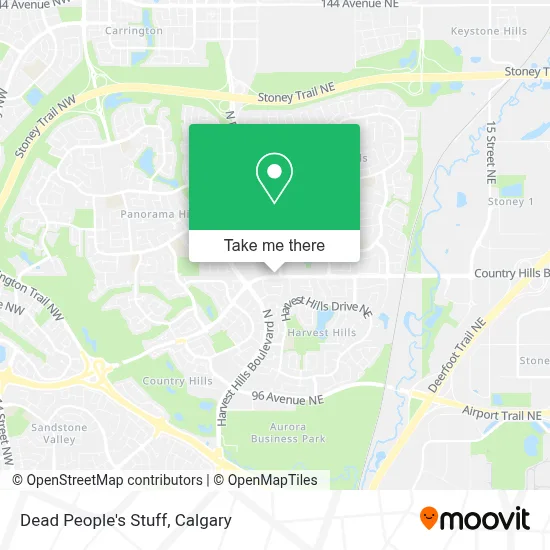 Dead People's Stuff map