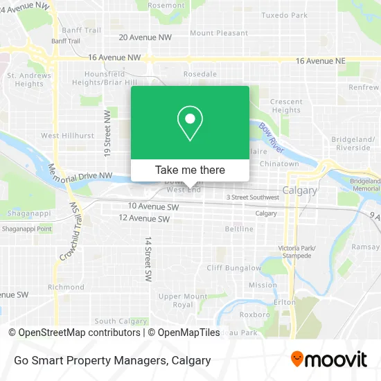 Go Smart Property Managers map