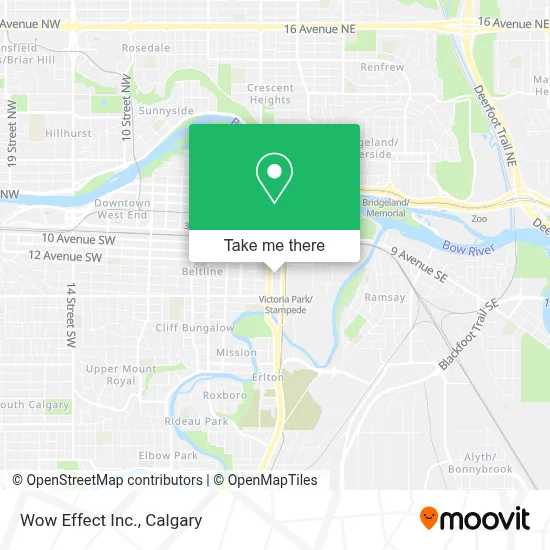 Wow Effect Inc. map