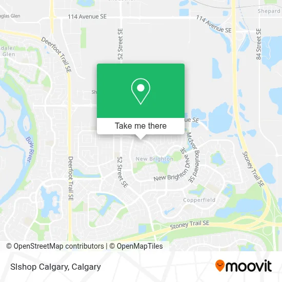 Slshop Calgary map