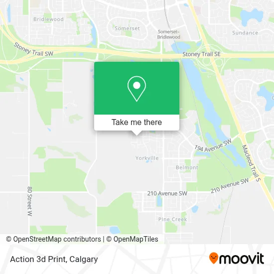 Action 3d Print map