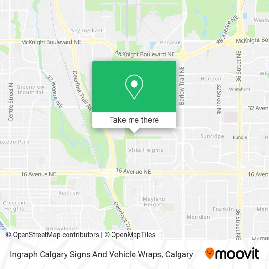 Ingraph Calgary Signs And Vehicle Wraps map