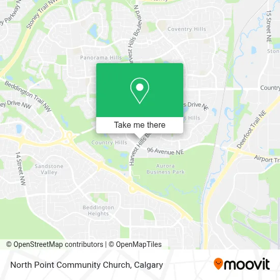 North Point Community Church map