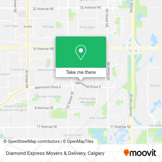 Diamond Express Movers & Delivery map