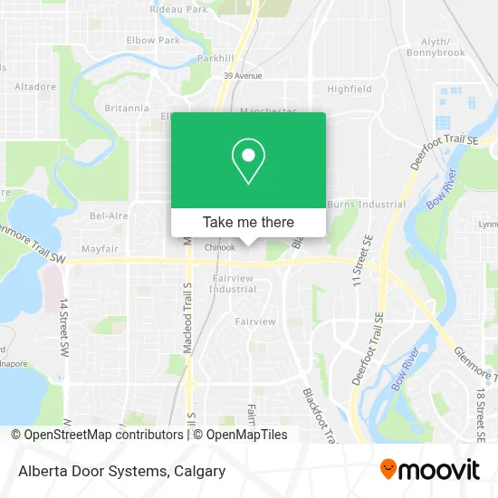 Alberta Door Systems map