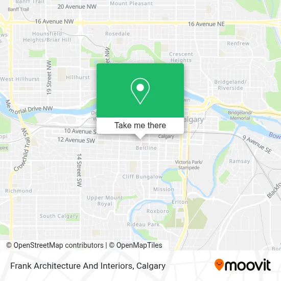 Frank Architecture And Interiors map