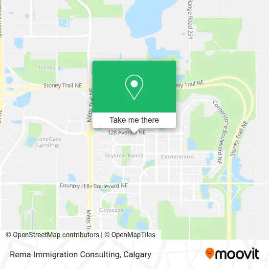Rema Immigration Consulting map