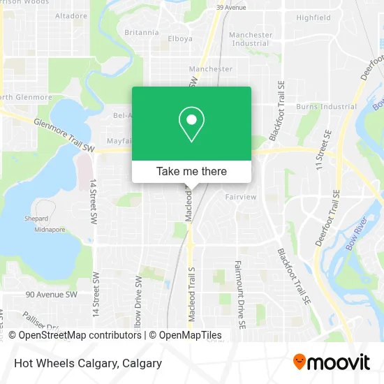 Hot Wheels Calgary map