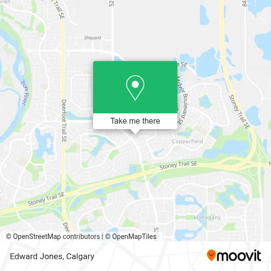 Edward Jones map