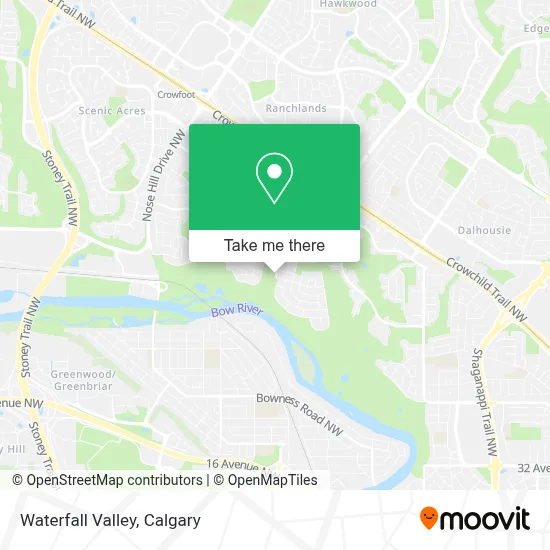 Waterfall Valley map