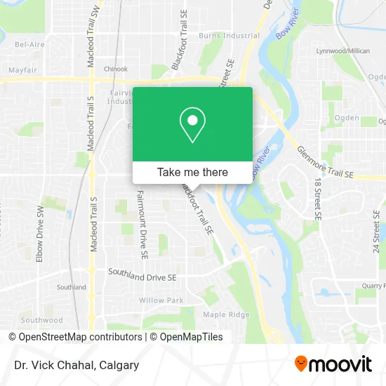 Dr. Vick Chahal map