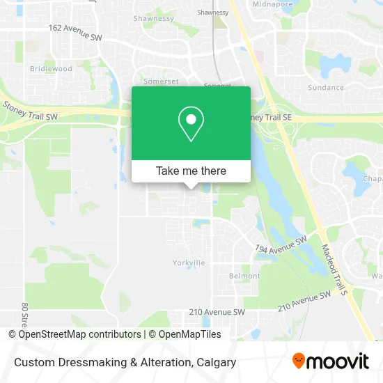 Custom Dressmaking & Alteration map