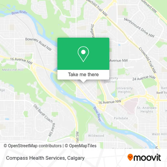 Compass Health Services map