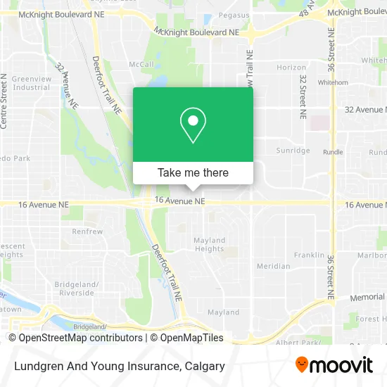 Lundgren And Young Insurance map
