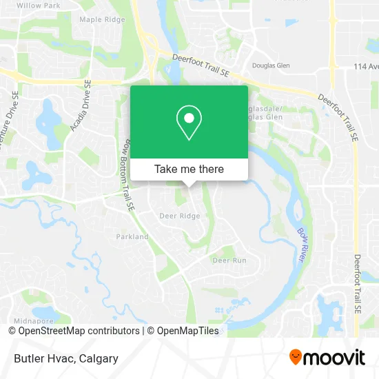 Butler Hvac map