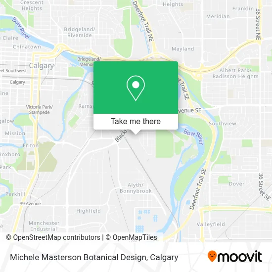 Michele Masterson Botanical Design map