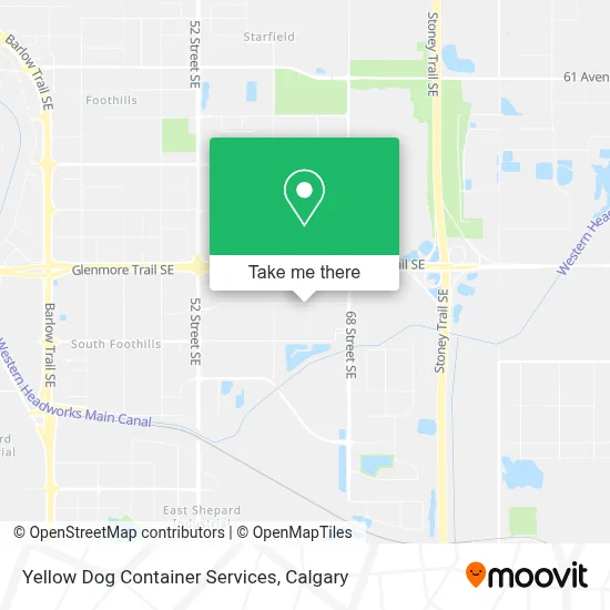 Yellow Dog Container Services map