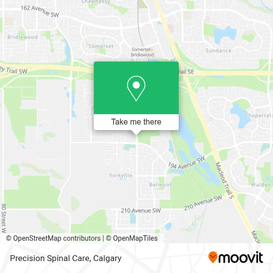 Precision Spinal Care map