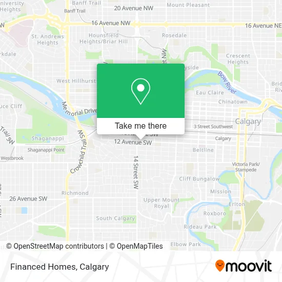 Financed Homes map