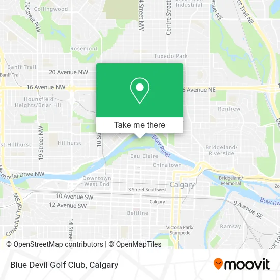 Blue Devil Golf Club map