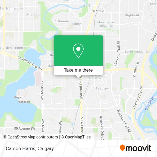 Carson Harris map