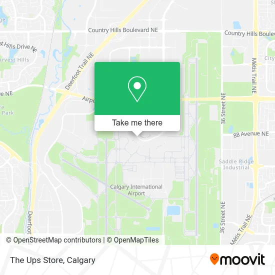 The Ups Store map