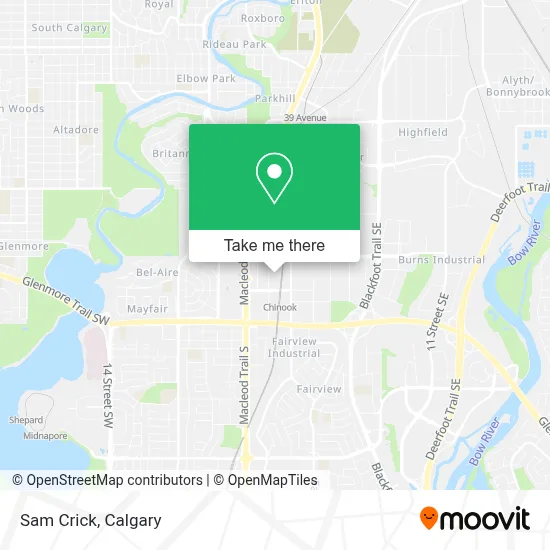 Sam Crick map