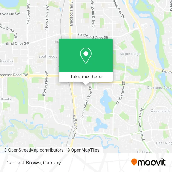 Carrie J Brows map