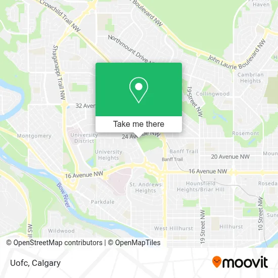 Uofc map