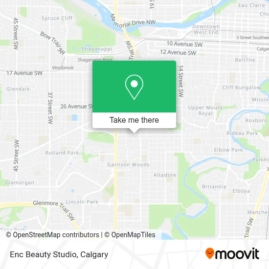 Enc Beauty Studio map