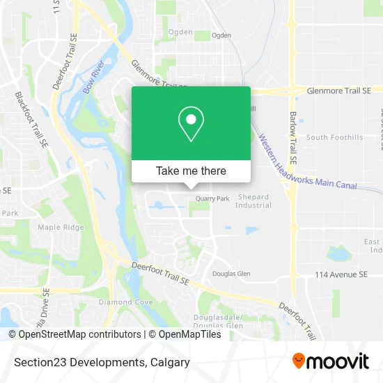 Section23 Developments map
